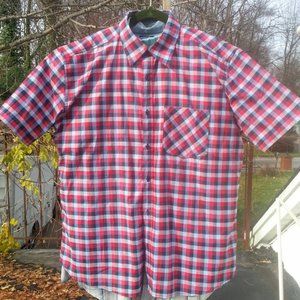 THC The Holy Couture men's plaid shirt NWOT